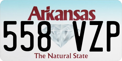 AR license plate 558VZP