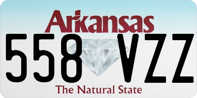 AR license plate 558VZZ