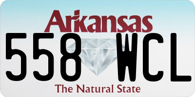 AR license plate 558WCL
