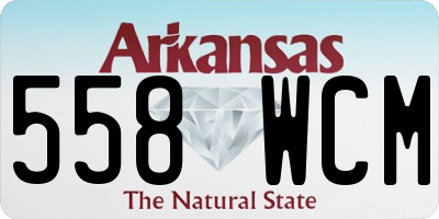 AR license plate 558WCM