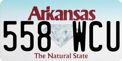 AR license plate 558WCU