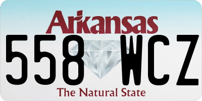 AR license plate 558WCZ