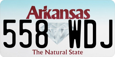 AR license plate 558WDJ