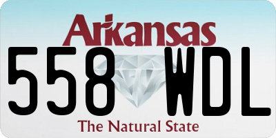 AR license plate 558WDL