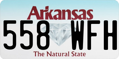 AR license plate 558WFH