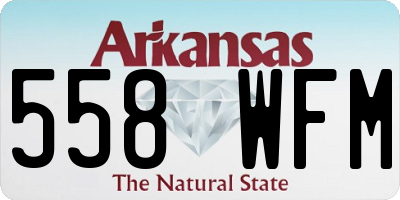 AR license plate 558WFM
