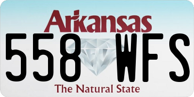 AR license plate 558WFS