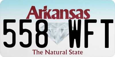 AR license plate 558WFT