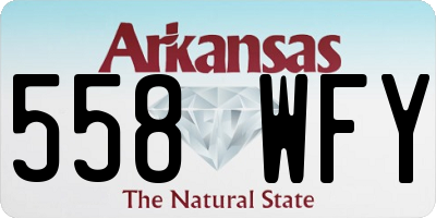 AR license plate 558WFY