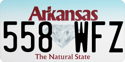 AR license plate 558WFZ