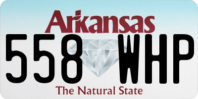 AR license plate 558WHP