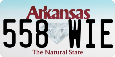 AR license plate 558WIE