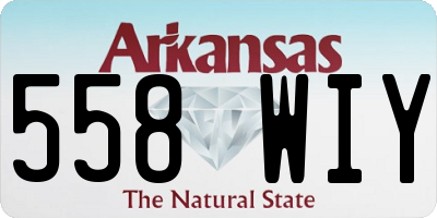 AR license plate 558WIY