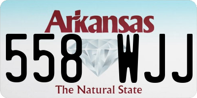 AR license plate 558WJJ