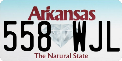 AR license plate 558WJL