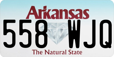 AR license plate 558WJQ