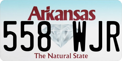 AR license plate 558WJR
