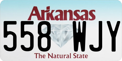 AR license plate 558WJY