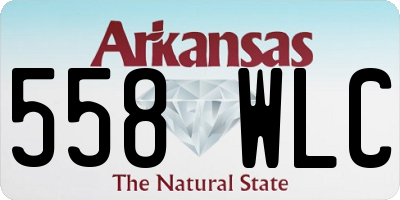 AR license plate 558WLC
