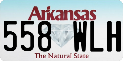 AR license plate 558WLH