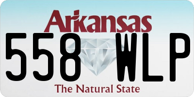 AR license plate 558WLP