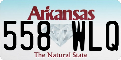 AR license plate 558WLQ