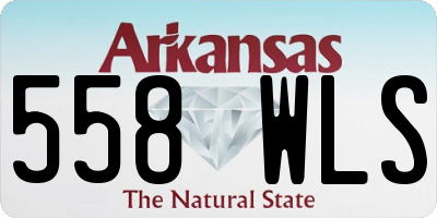AR license plate 558WLS