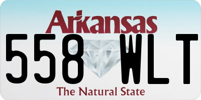 AR license plate 558WLT