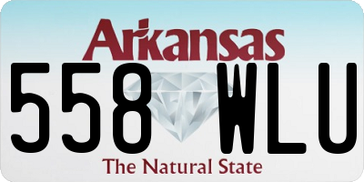 AR license plate 558WLU
