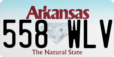 AR license plate 558WLV