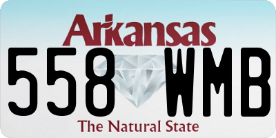 AR license plate 558WMB