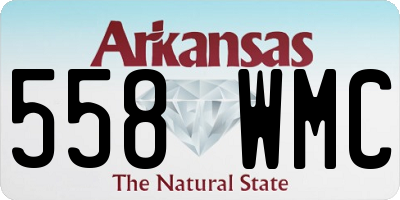 AR license plate 558WMC