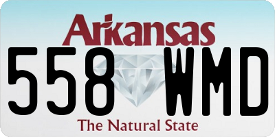 AR license plate 558WMD
