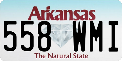 AR license plate 558WMI