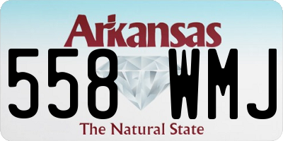AR license plate 558WMJ