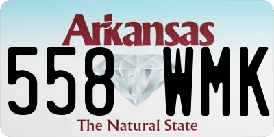AR license plate 558WMK