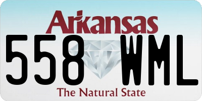 AR license plate 558WML
