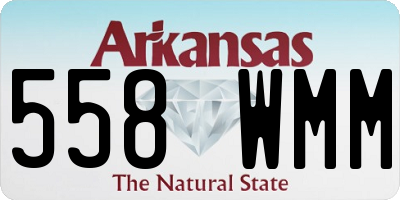 AR license plate 558WMM