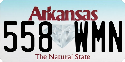AR license plate 558WMN