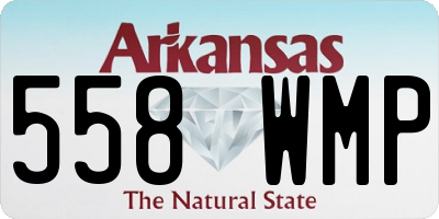 AR license plate 558WMP