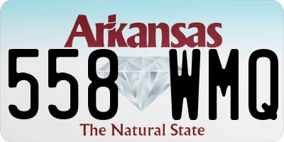 AR license plate 558WMQ