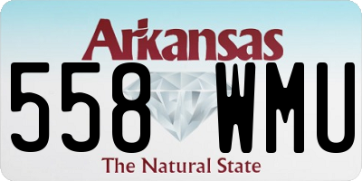 AR license plate 558WMU