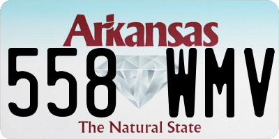 AR license plate 558WMV