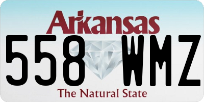 AR license plate 558WMZ