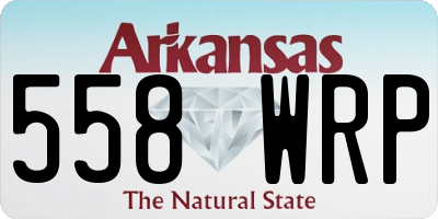 AR license plate 558WRP