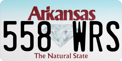 AR license plate 558WRS