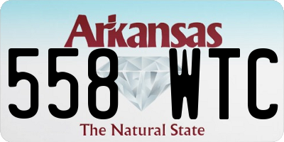 AR license plate 558WTC