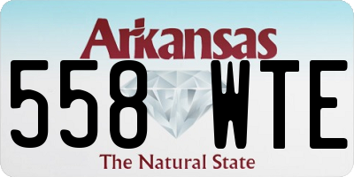 AR license plate 558WTE