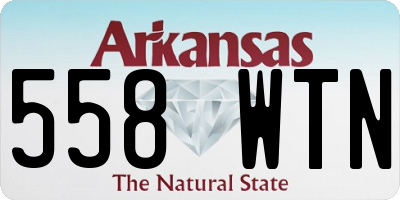 AR license plate 558WTN