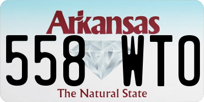 AR license plate 558WTO